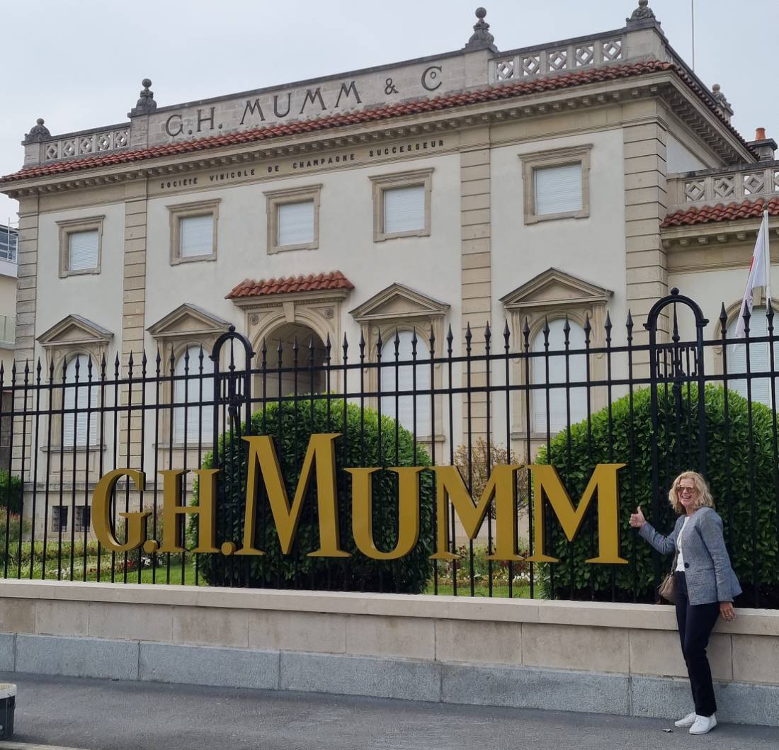 The home of Mumm champagne |  <i>Sue Marr</i>