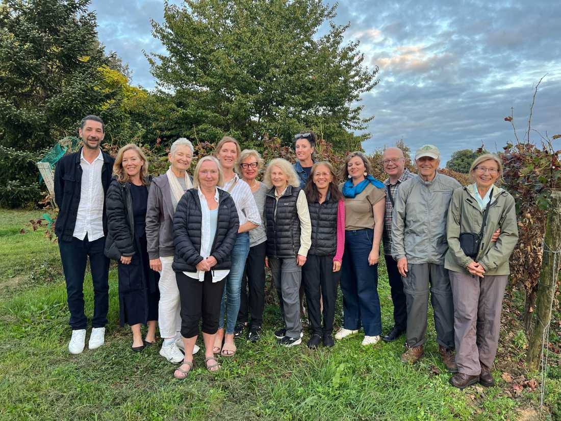 Group pose on the Le Puy Food Lovers trip |  Jaclyn Lofts