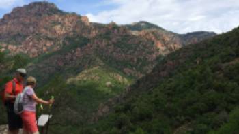 Crossing Corsica's rugged terrain