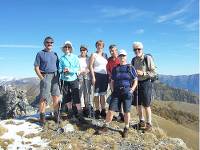 Group on the Alps to Mediterranean walk