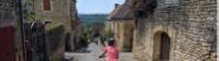 Cycling in the village of Domme |  <i>Rob Mills</i>