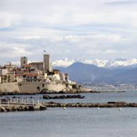 View to the Maritime Alps and Nice from Antibes | Kate Baker