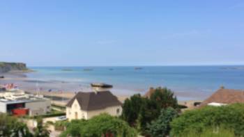 Arromanches and the Mulberry harbour established just after the allied D-Day invasion,Kate Baker Arromanches and the Mulberry Harbour