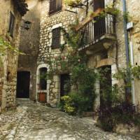 Typical Backstreet of a village in provence