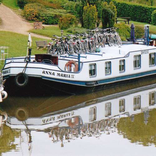 hat tours bike barge