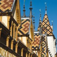 Roof Tops of the 'Hospice de Beaune' in Bourgogne, France | Roger Bernardo