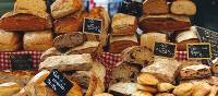 Fresh Breads at Local Market in Provence