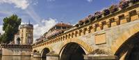 The grand bridge of Metz in the Lorraine region of France