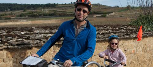 Trail a bike near vineyards in Burgundy |  <i>Kate Baker</i>