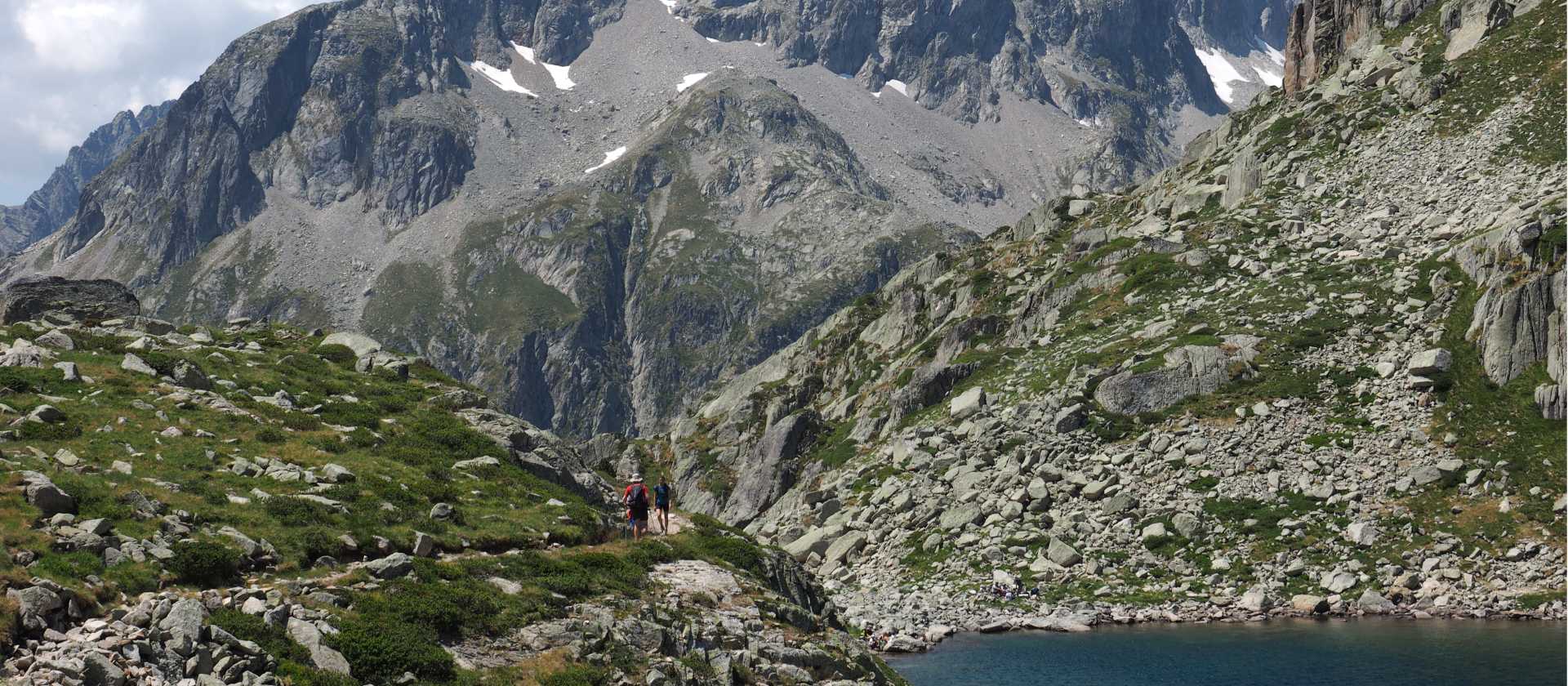 Hiking above Cauterets in the Pyrenees