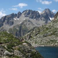 Hiking above Cauterets in the Pyrenees