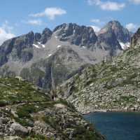 Hiking above Cauterets in the Pyrenees