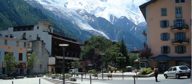 The town centre of Chamonix, France | <i>Neill Prothero</i>