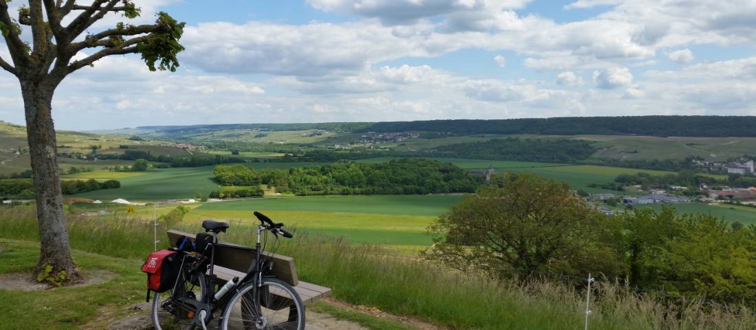 View over the Marne Valley, Champagne region