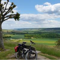 View over the Marne Valley, Champagne region