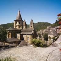 Visit the village of Conques on the Way of St James