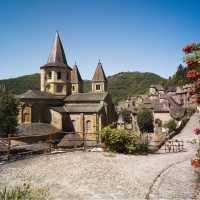 Visit the village of Conques on the Way of St James