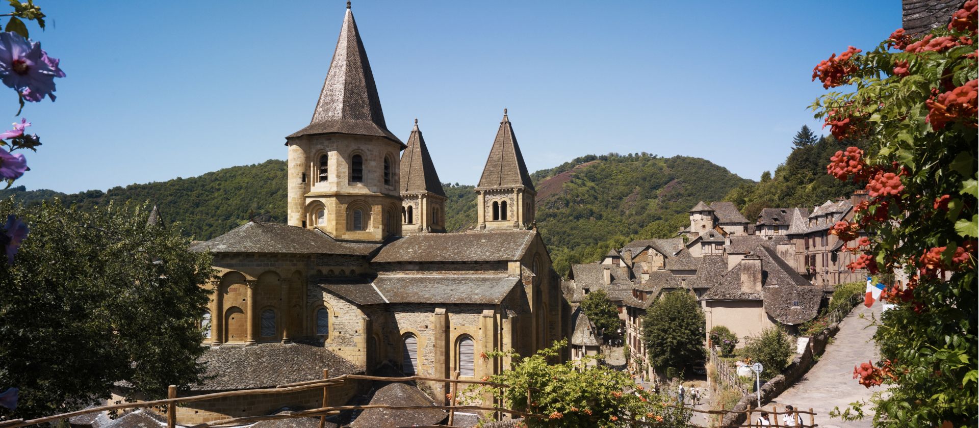 Visit the village of Conques on the Way of St James