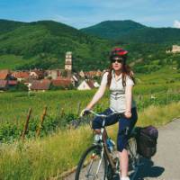 Cycling through vineyards and quaint villages in Alsace