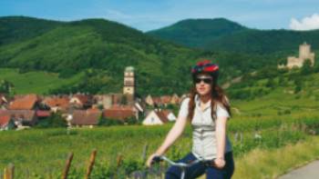 Cycling through vineyards and quaint villages in Alsace