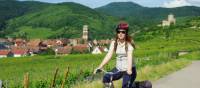 Cycling through vineyards and quaint villages in Alsace