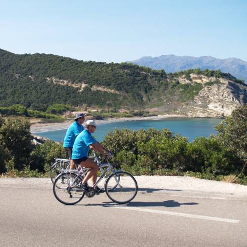 Cycling on the French island of Corsica