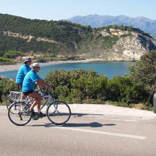 Cycling on the French island of Corsica