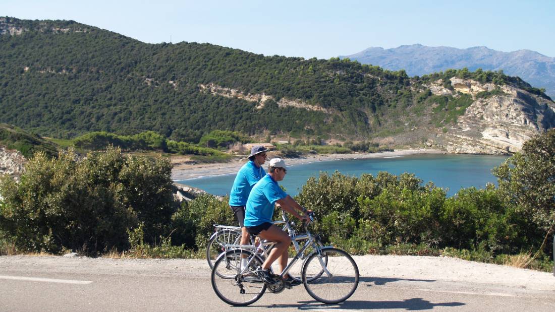 Cycling on the French island of Corsica