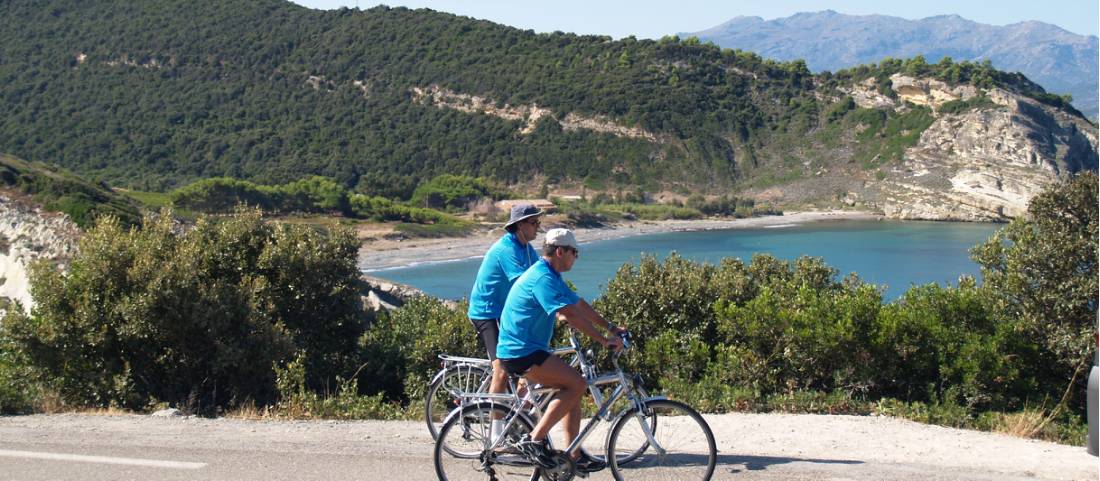 Cycling on the French island of Corsica