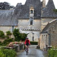 Cycling through a typical Normandy village | Ross Baker