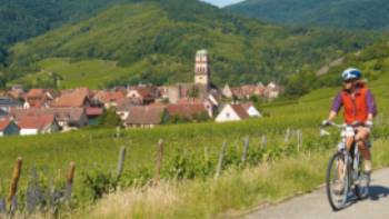 Cycling in Alsace, France