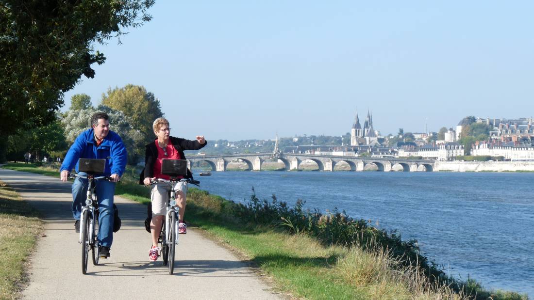 Cycling in Blois, Loire Valley