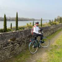 Cycling in the springtime in the Loire Valley, France | Kate Baker