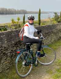 Cycling in the springtime in the Loire Valley, France | Kate Baker