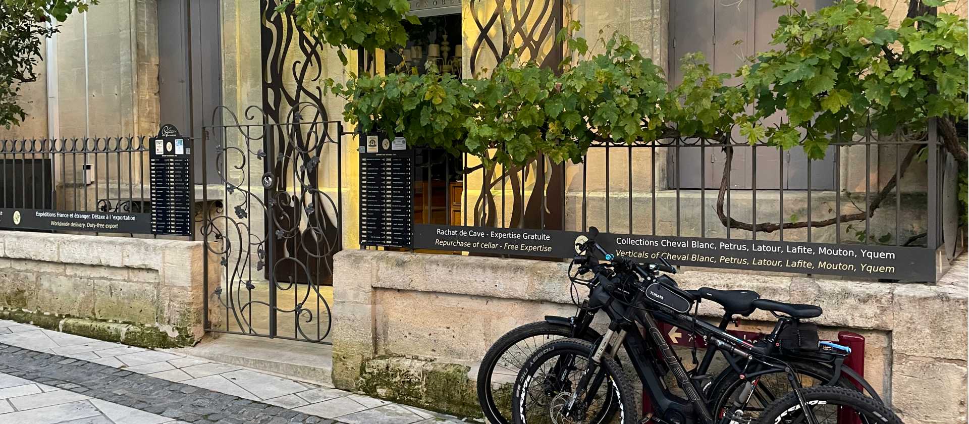 Cyclists in St Emilion, France | Tali Emdin