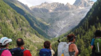 Views of the Trient Glacier