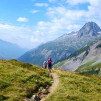 Coming up to Col de Balme on the Tour de Mont Blanc | Bren Dorman