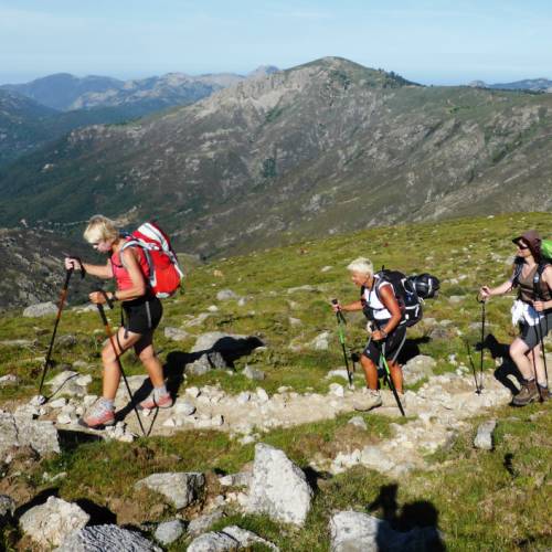 Hiking on the GR20 in Corsica