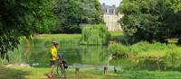 Cycling on the Paris to London cycle path
