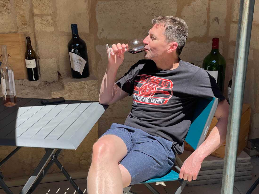 Enjoying wine in Bordeaux |  Tali Emdin