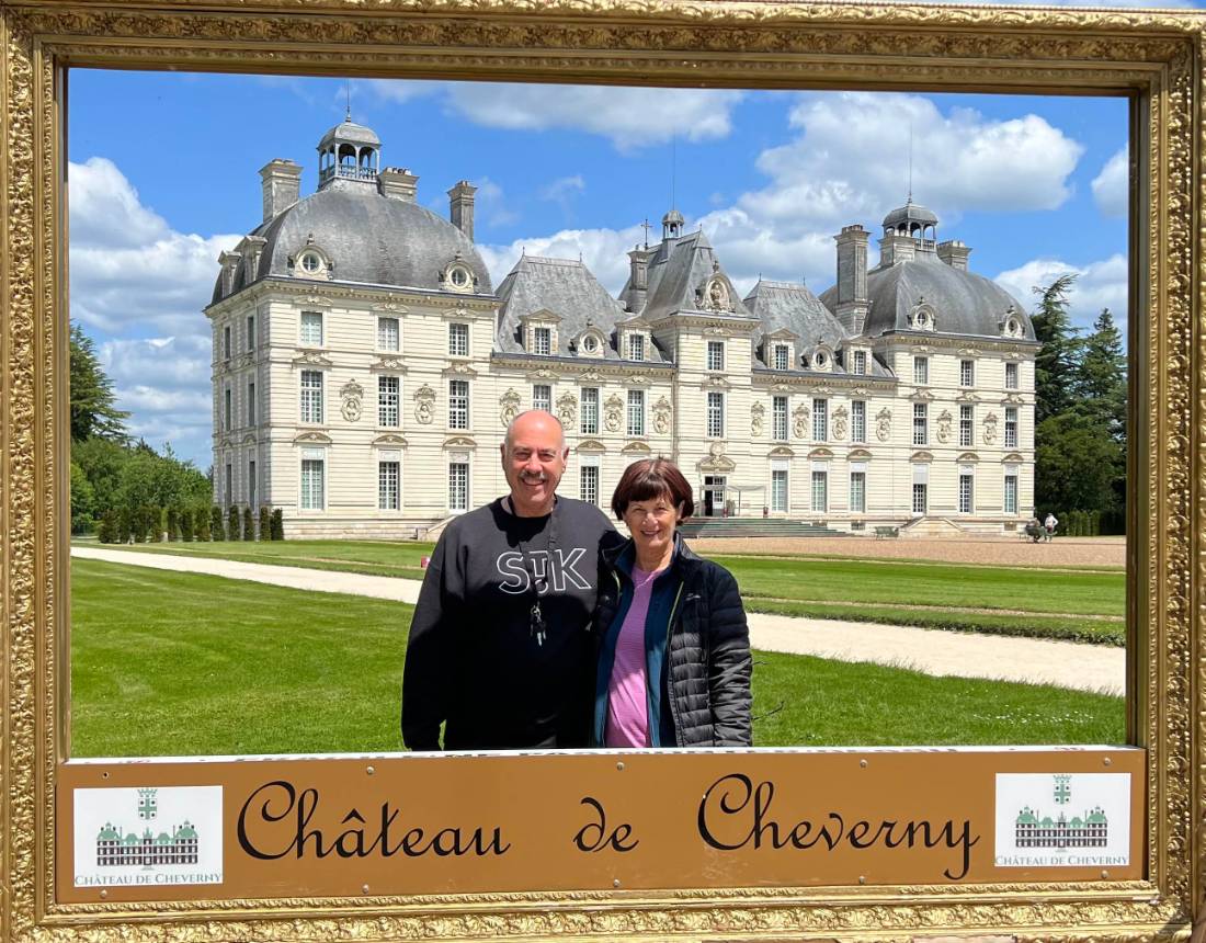 A picture perfect scene in front of the Chateau de Cheverny in France |  <i>Merilyn O'Kane</i>
