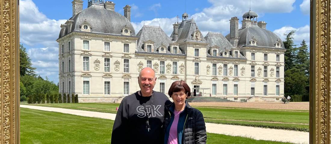 A picture perfect scene in front of the Chateau de Cheverny in France |  <i>Merilyn O'Kane</i>