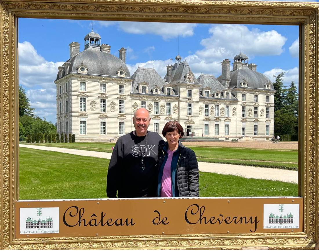 A picture perfect scene in front of the Chateau de Cheverny in France |  Merilyn O'Kane
