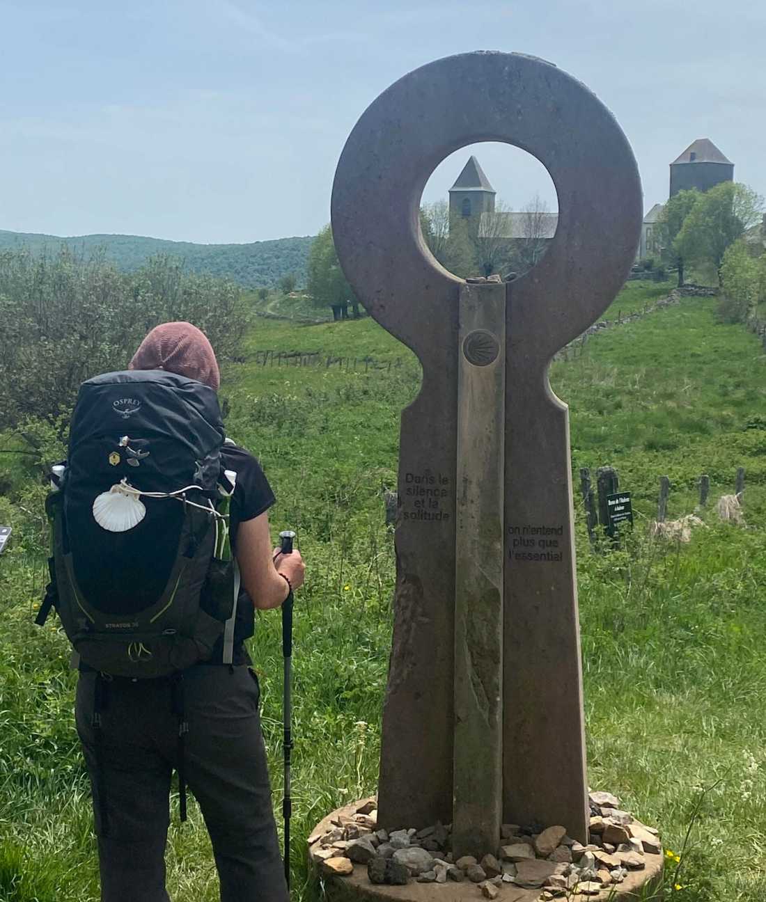 Our arrival in the village of Aubrac, magnificent in its setting among the vast flower-woven pastures of the plateau, is as spectacular as I had expected. |  Jennifer Andrewes