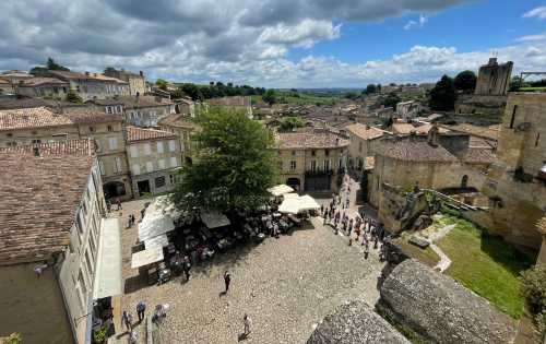 Overlooking St Emilion in France |  Tali Emdin
