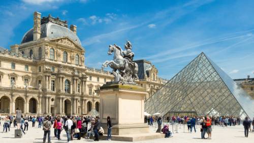 Visit world-famous art at the Louvre in Paris