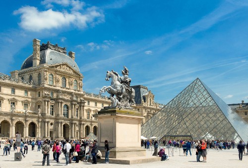 Visit world-famous art at the Louvre in Paris