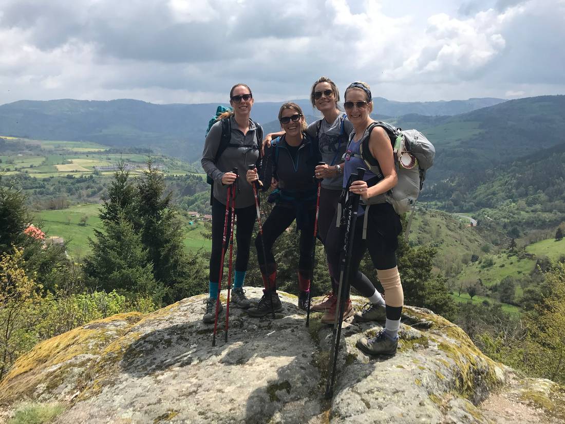 Very happy Camino walkers in France |  <i>Allie Peden</i>