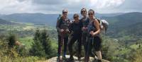 Very happy Camino walkers in France |  <i>Allie Peden</i>