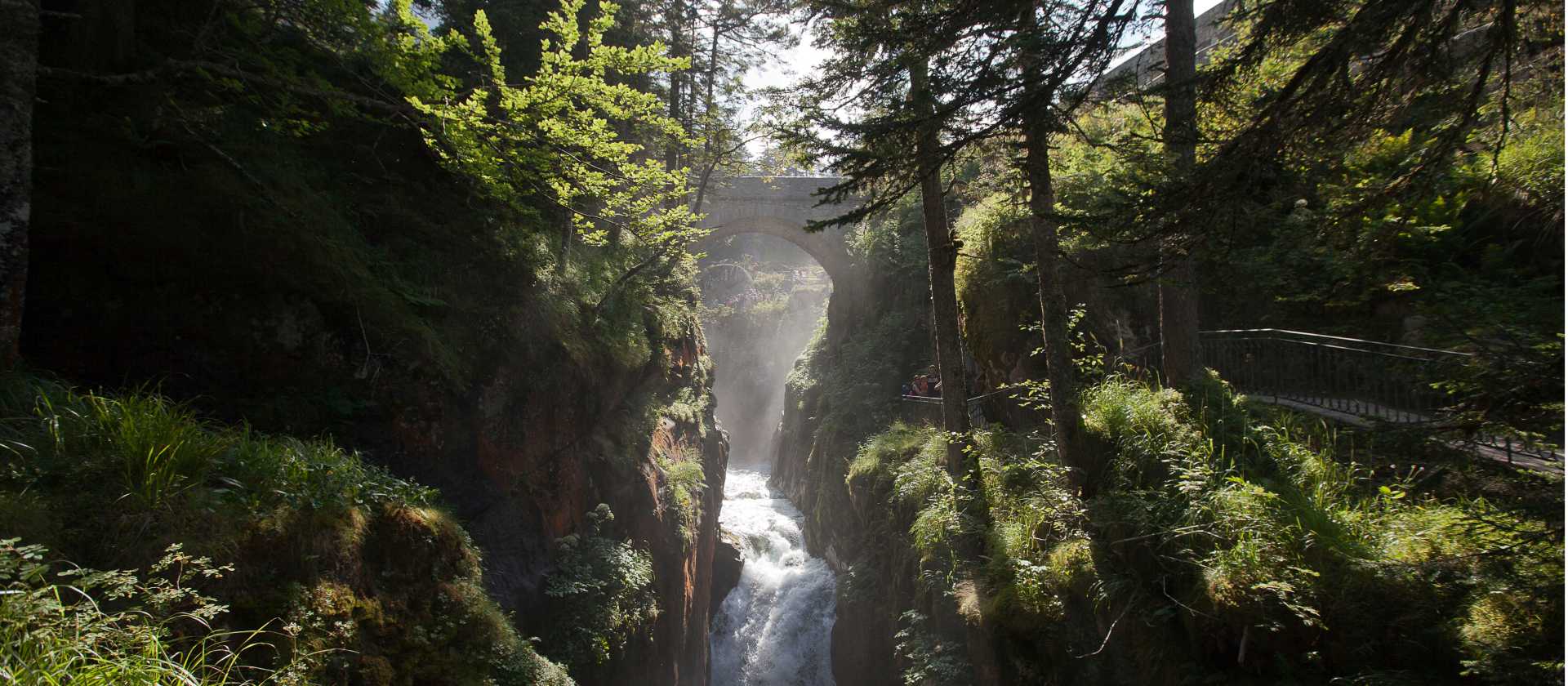 Pont d Espagne in the Pyrenees